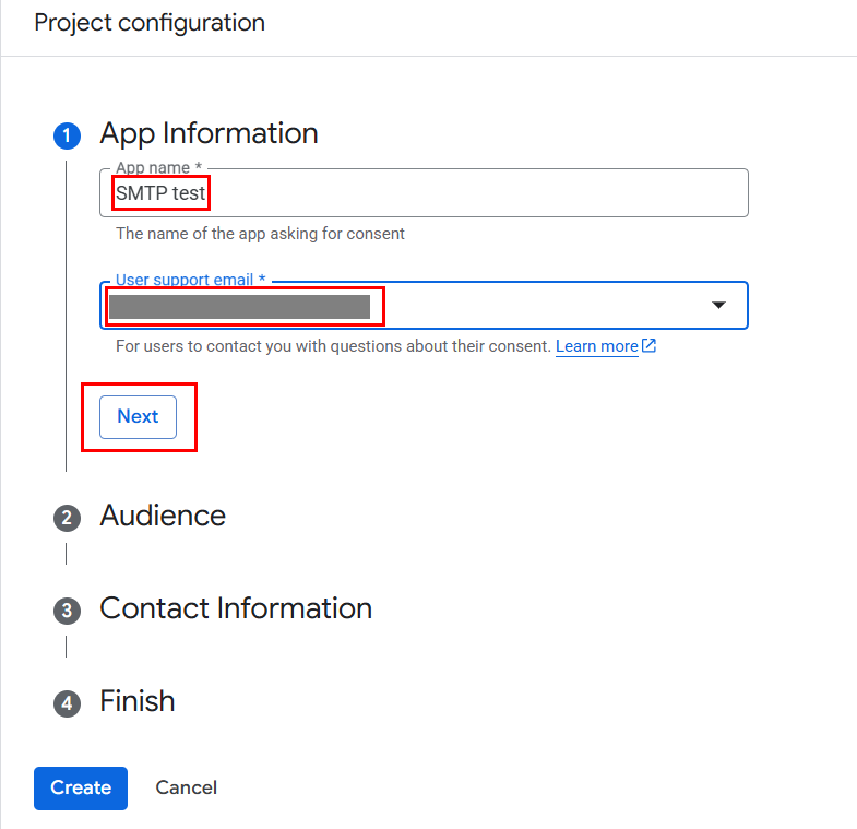 Fill in the client name