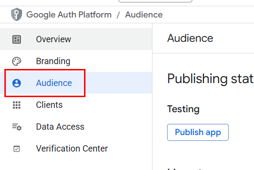 Go to audience